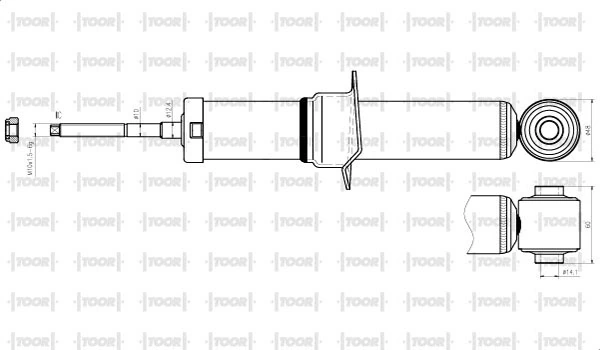 TOOR lengéscsillapító - SG57110 - TothCarparts