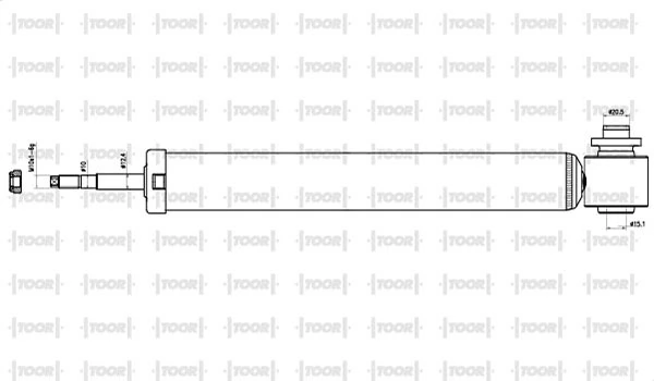 TOOR lengéscsillapító - SG57170 - TothCarparts