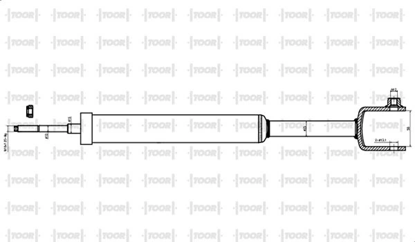 TOOR lengéscsillapító - SG59310 - TothCarparts