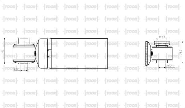 TOOR lengéscsillapító - SG59350 - TothCarparts