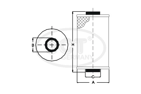 SCT - MANNOL olajszűrő - SH 409 - TothCarparts