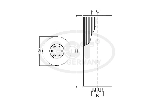 SCT - MANNOL olajszűrő - SH 4725 P - TothCarparts