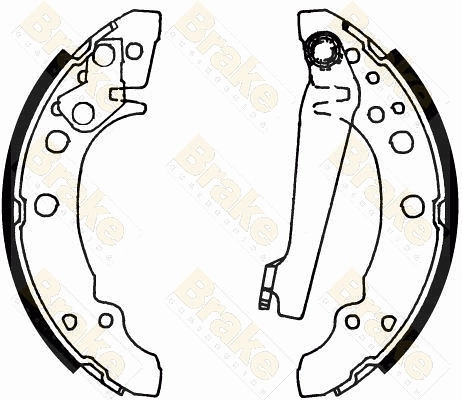 Brake ENGINEERING fékpofakészlet - SH1166 - TothCarparts