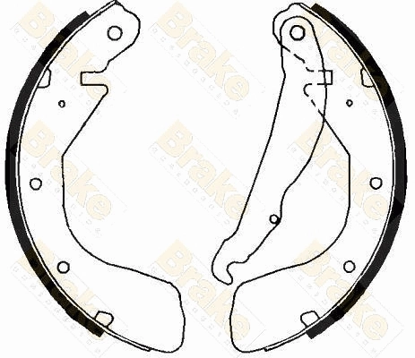 Brake ENGINEERING fékpofakészlet - SH2368 - TothCarparts