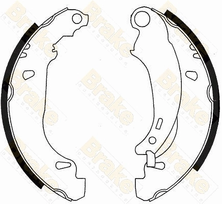 Brake ENGINEERING fékpofakészlet - SH2541 - TothCarparts