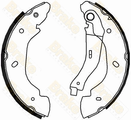 Brake ENGINEERING fékpofakészlet - SH2553 - TothCarparts