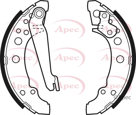 APEC fékpofakészlet - SHU300 - TothCarparts