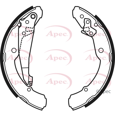 APEC fékpofakészlet - SHU585 - TothCarparts