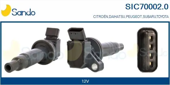 SANDO gyújtótekercs - SIC70002.0 - TothCarparts