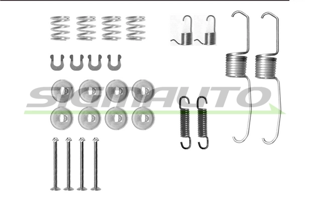 SIGMAUTO tartozékkészlet, fékpofa - SK0637 - TothCarparts