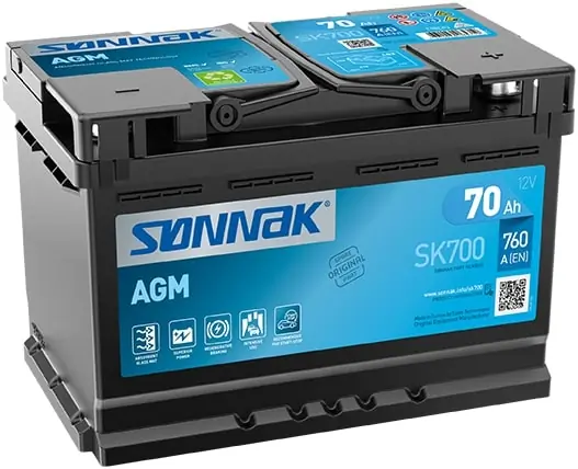 SONNAK Indító akkumulátor - SK700 - TothCarparts