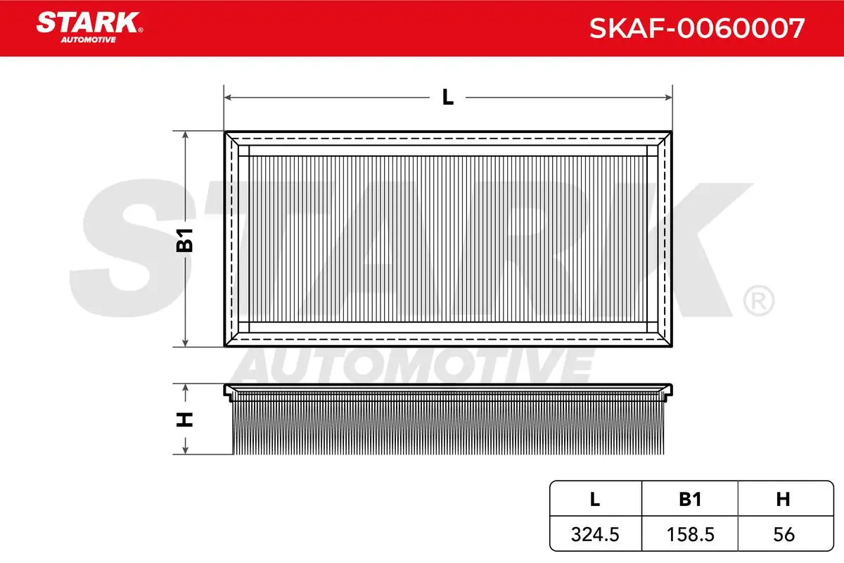 Stark légszűrő - SKAF-0060007 - TothCarparts