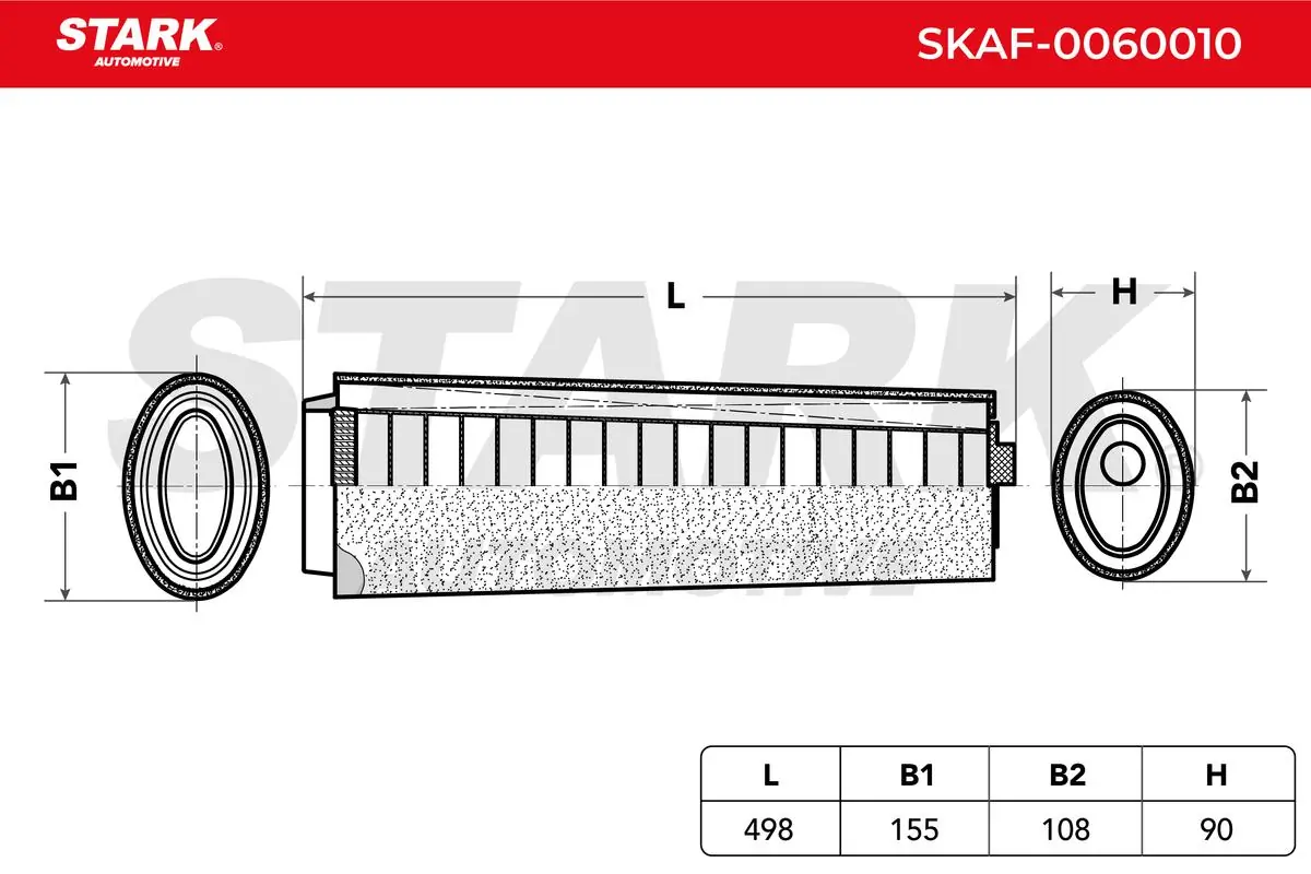 Stark légszűrő - SKAF-0060010 - TothCarparts