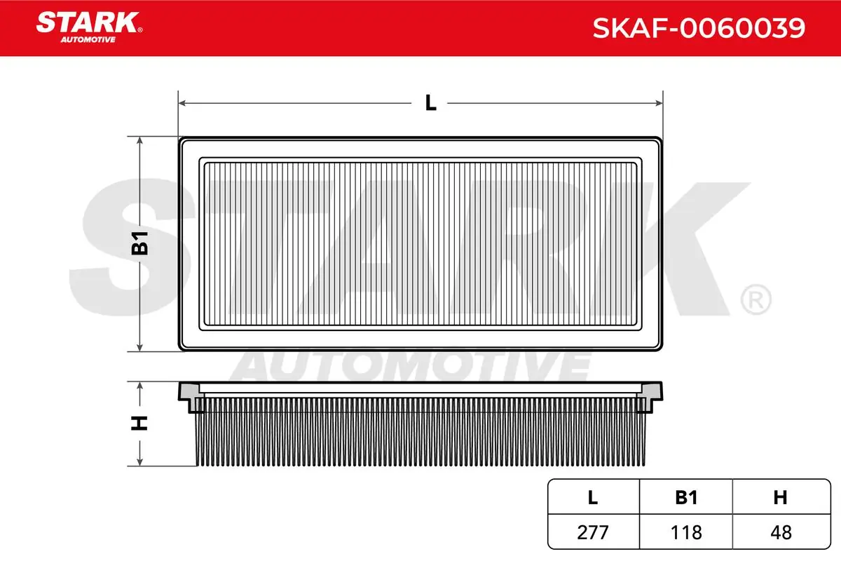 Stark légszűrő - SKAF-0060039 - TothCarparts