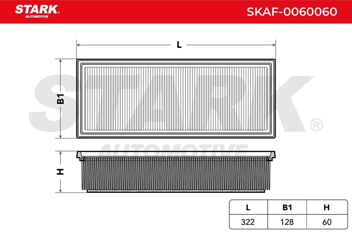 Stark légszűrő - SKAF-0060060 - TothCarparts