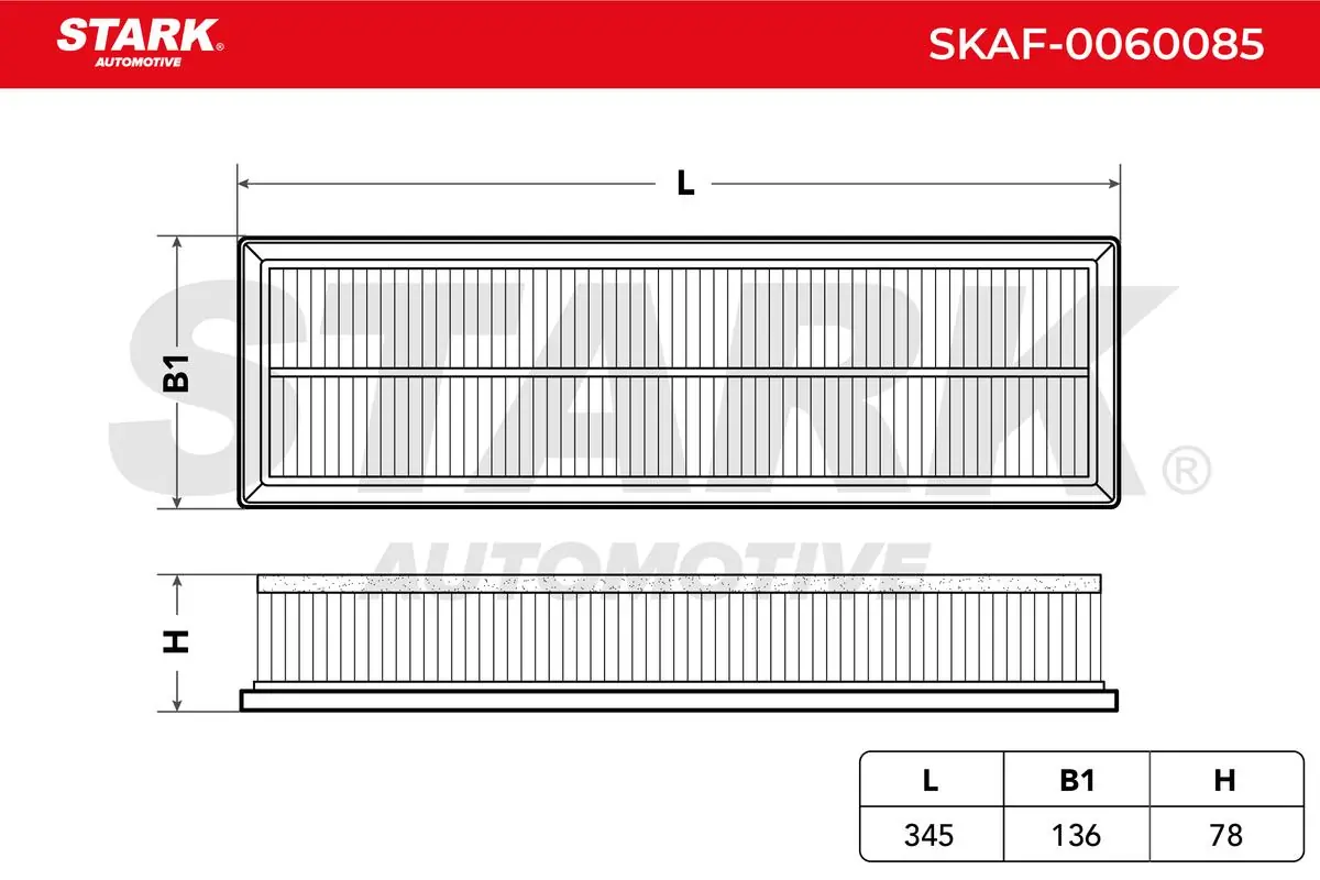 Stark légszűrő - SKAF-0060085 - TothCarparts