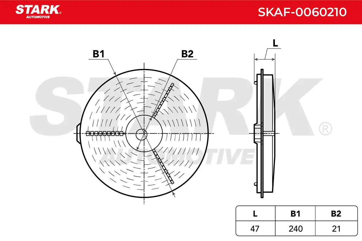 Stark légszűrő - SKAF-0060210 - TothCarparts