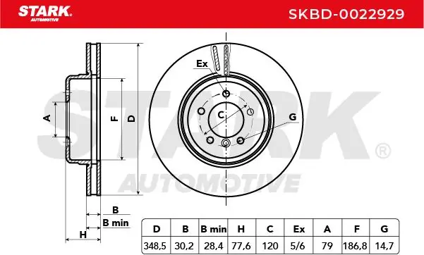 Stark féktárcsa - SKBD-0022929 - TothCarparts