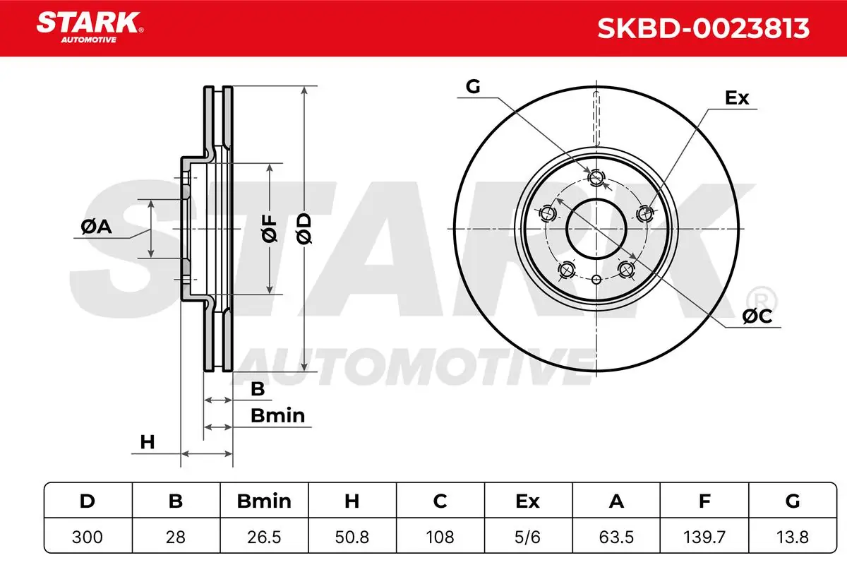 Stark féktárcsa - SKBD-0023813 - TothCarparts