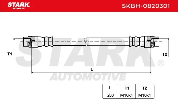 Stark fékcső - SKBH-0820301 - TothCarparts