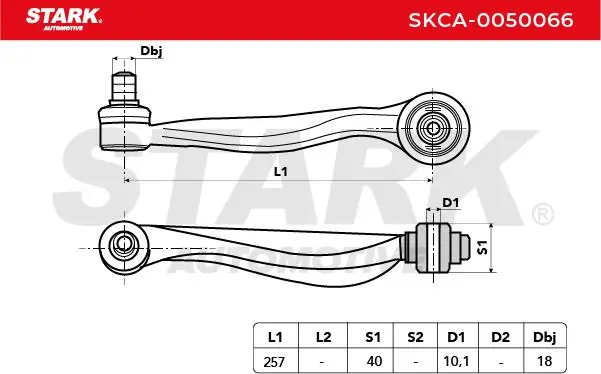Stark lengőkar, kerékfelfüggesztés - SKCA-0050066 - TothCarparts