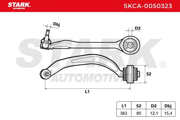 Stark lengőkar, kerékfelfüggesztés - SKCA-0050323 - TothCarparts