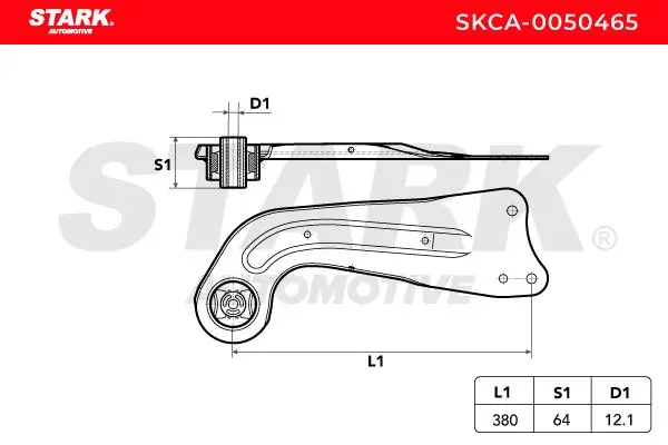 Stark lengőkar, kerékfelfüggesztés - SKCA-0050465 - TothCarparts