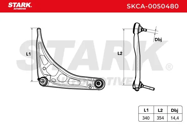 Stark lengőkar, kerékfelfüggesztés - SKCA-0050480 - TothCarparts