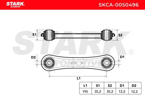 Stark lengőkar, kerékfelfüggesztés - SKCA-0050496 - TothCarparts