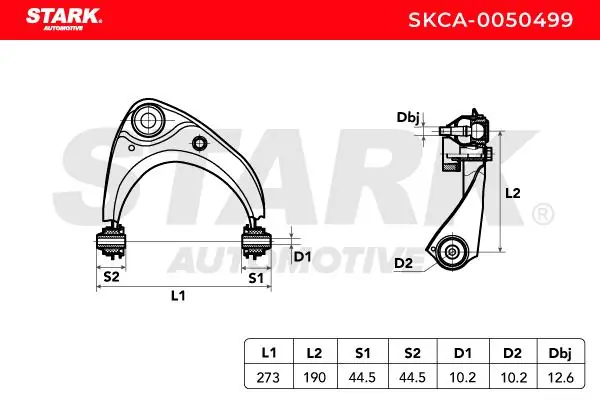 Stark lengőkar, kerékfelfüggesztés - SKCA-0050499 - TothCarparts