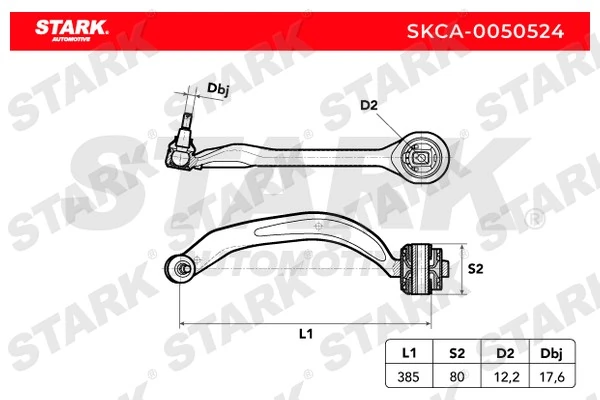 Stark lengőkar, kerékfelfüggesztés - SKCA-0050524 - TothCarparts