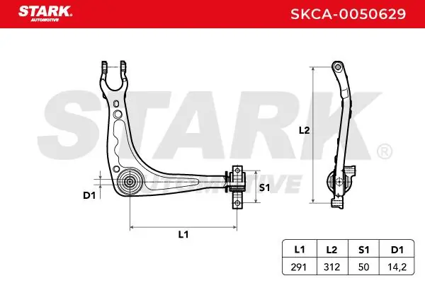 Stark lengőkar, kerékfelfüggesztés - SKCA-0050629 - TothCarparts