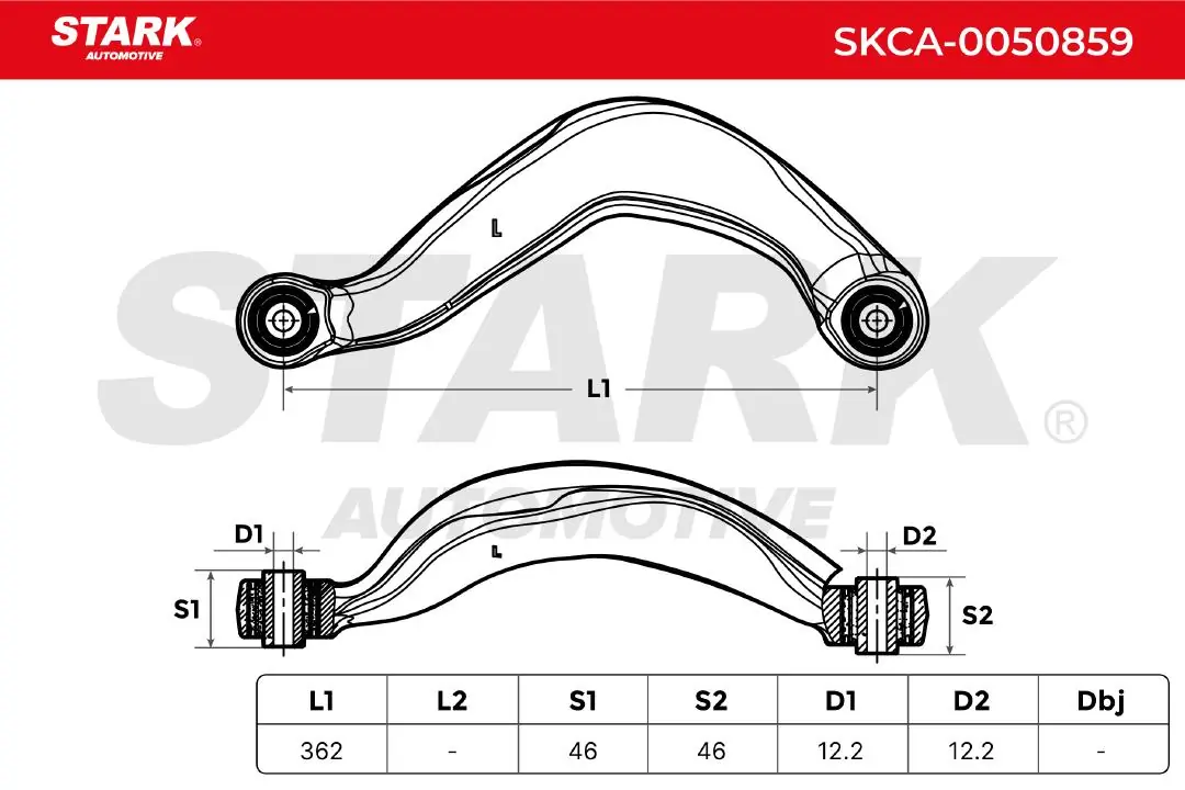 Stark lengőkar, kerékfelfüggesztés - SKCA-0050859 - TothCarparts