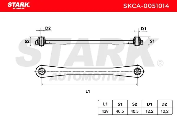 Stark lengőkar, kerékfelfüggesztés - SKCA-0051014 - TothCarparts