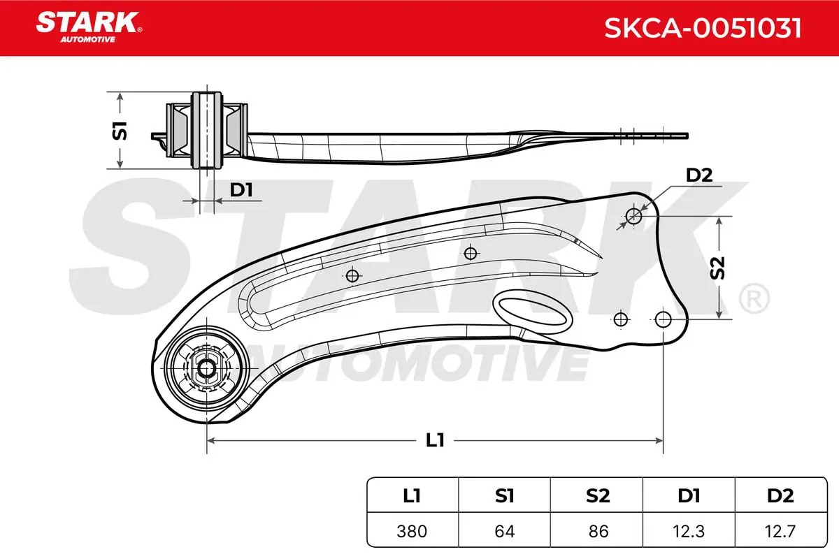 Stark lengőkar, kerékfelfüggesztés - SKCA-0051031 - TothCarparts