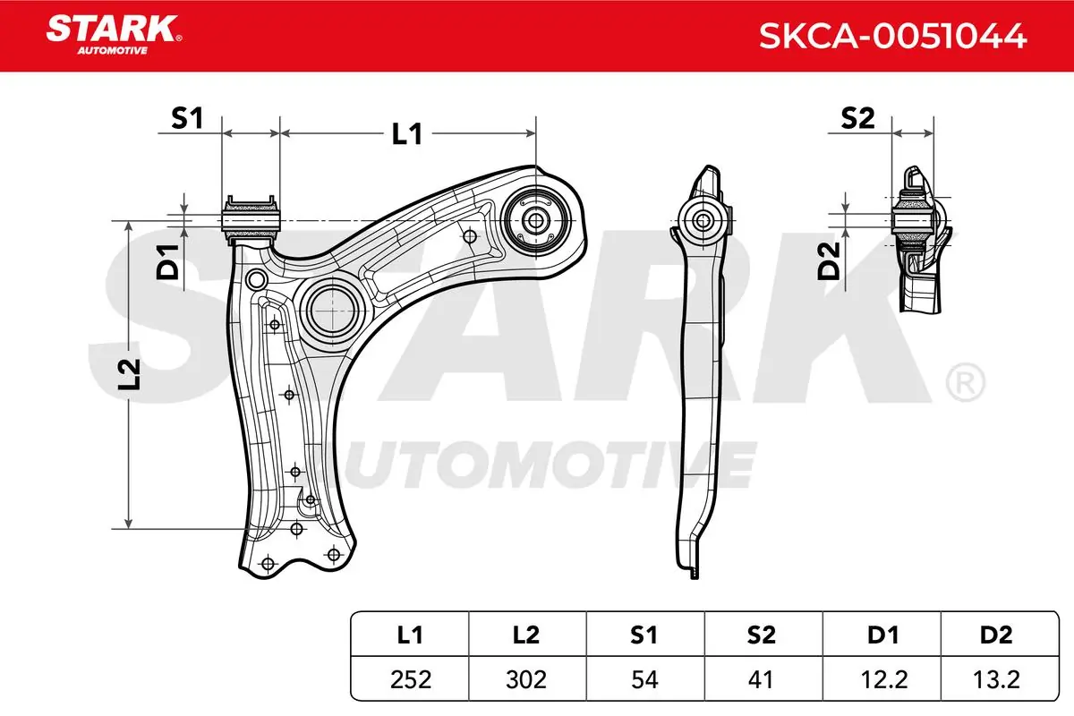 Stark lengőkar, kerékfelfüggesztés - SKCA-0051044 - TothCarparts