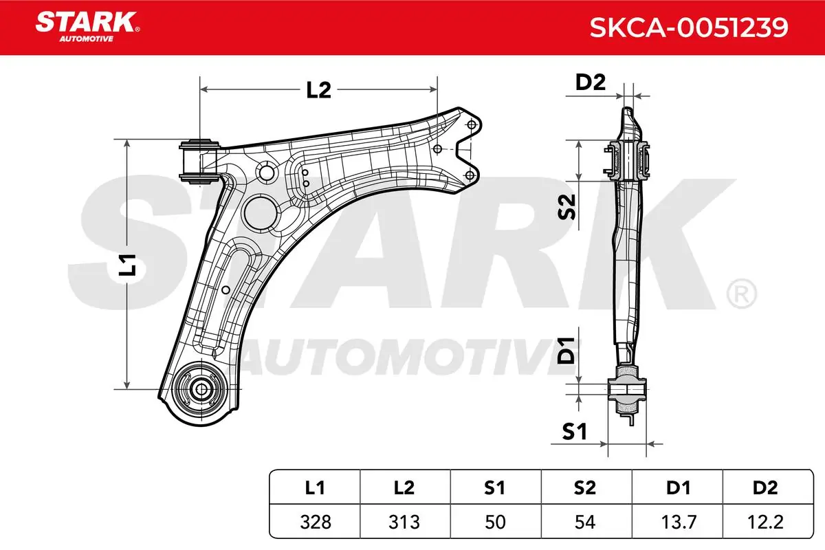 Stark lengőkar, kerékfelfüggesztés - SKCA-0051239 - TothCarparts