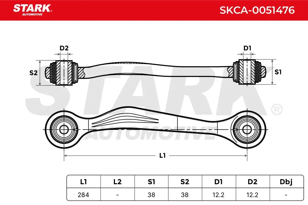 Stark lengőkar, kerékfelfüggesztés - SKCA-0051476 - TothCarparts