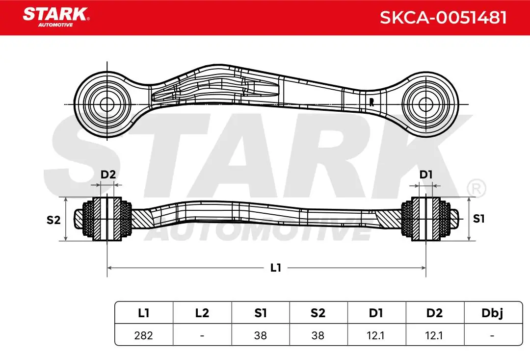 Stark lengőkar, kerékfelfüggesztés - SKCA-0051481 - TothCarparts
