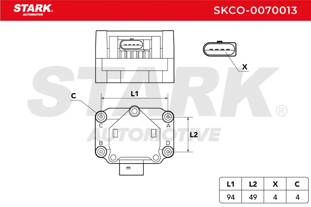 Stark gyújtótekercs - SKCO-0070013 - TothCarparts