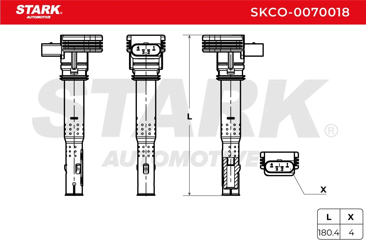 Stark gyújtótekercs - SKCO-0070018 - TothCarparts