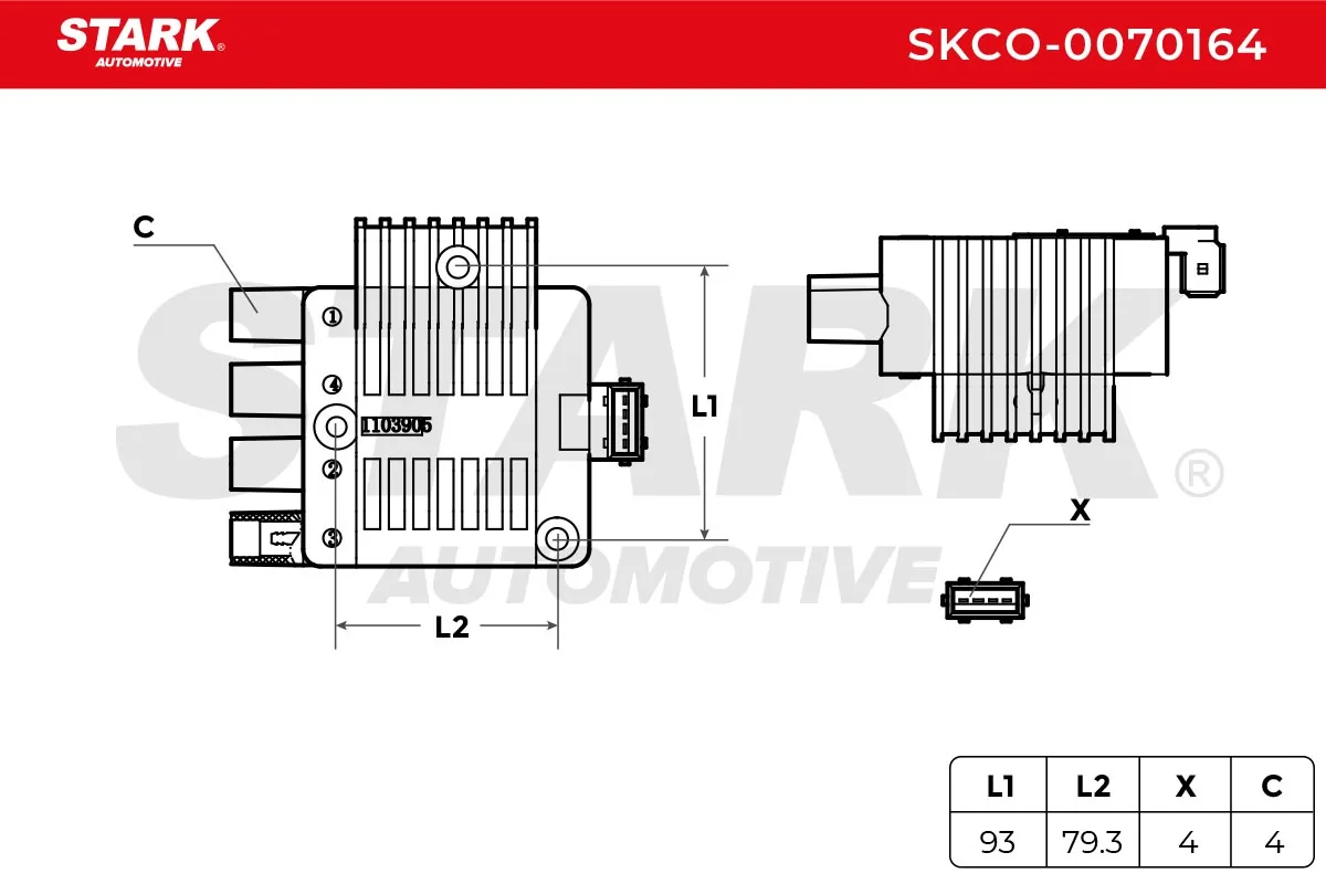 Stark gyújtótekercs - SKCO-0070164 - TothCarparts