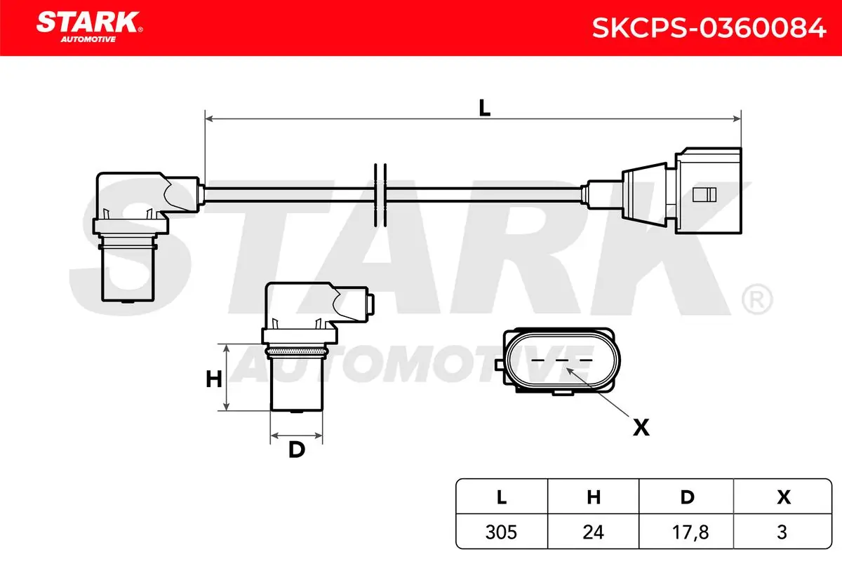 Stark impulzusadó, főtengely - SKCPS-0360084 - TothCarparts