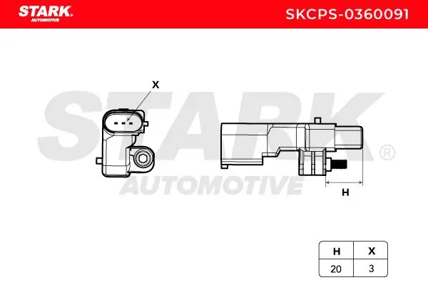 Stark impulzusadó, főtengely - SKCPS-0360091 - TothCarparts