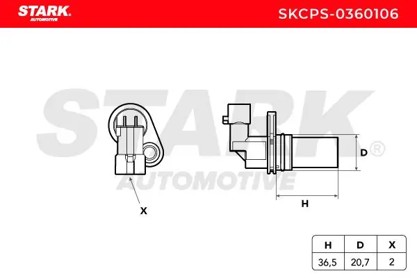 Stark impulzusadó, főtengely - SKCPS-0360106 - TothCarparts