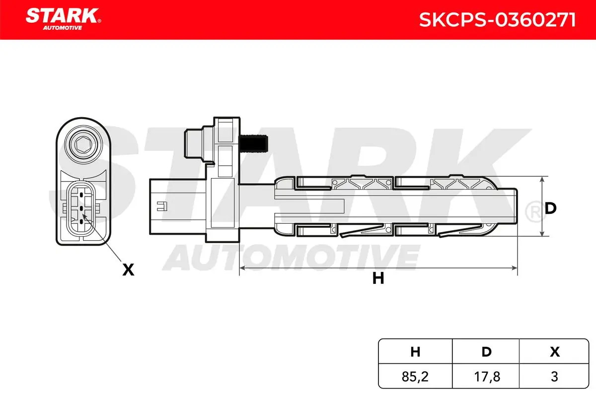 Stark impulzusadó, főtengely - SKCPS-0360271 - TothCarparts