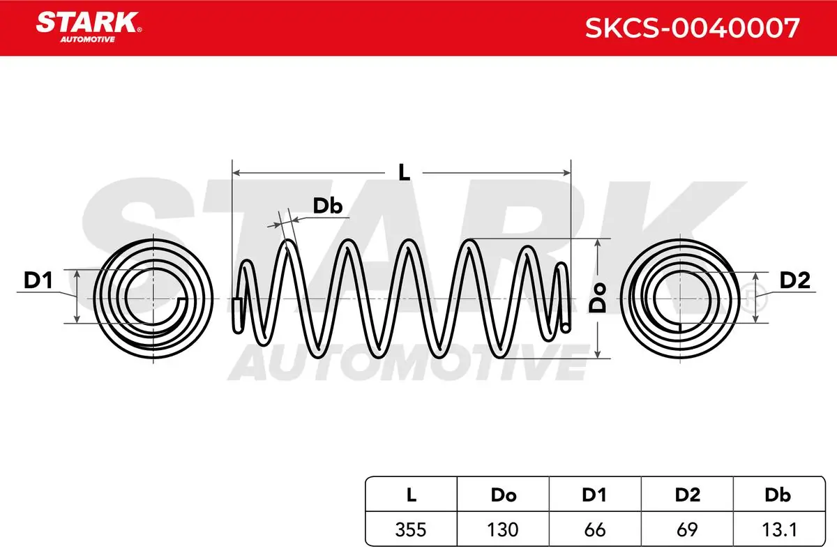 Stark futómű rugó - SKCS-0040007 - TothCarparts