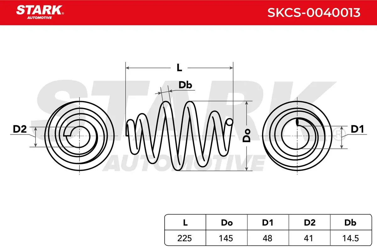 Stark futómű rugó - SKCS-0040013 - TothCarparts