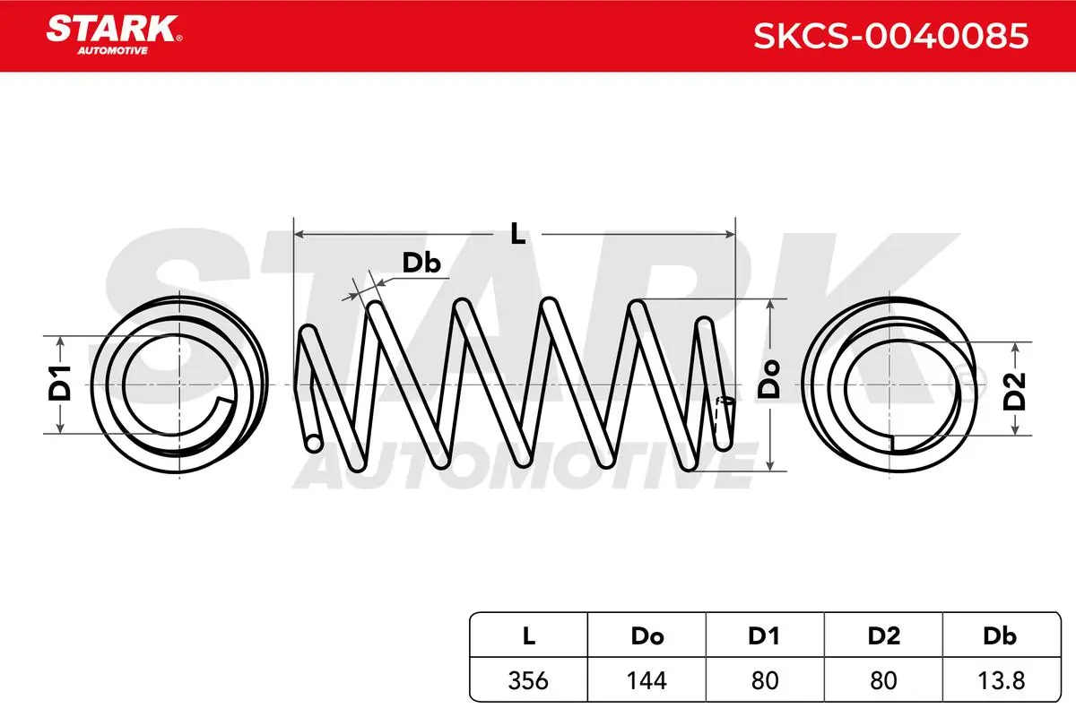 Stark futómű rugó - SKCS-0040085 - TothCarparts