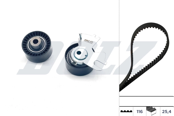 DOLZ Fogasszíjkészlet - SKD038 - TothCarparts